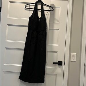 NWT LOFT size 2 petite Black Halter Dress